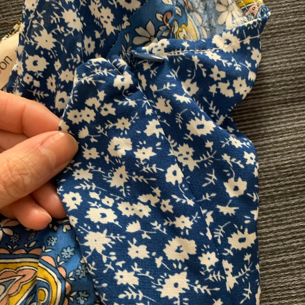 Millibon Blue Floral Maxi Dress - Picture 9 of 16